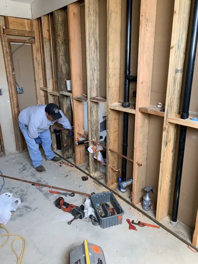 Commercial rough-in plumbing for Commercial Plumbing in Timberland Estates